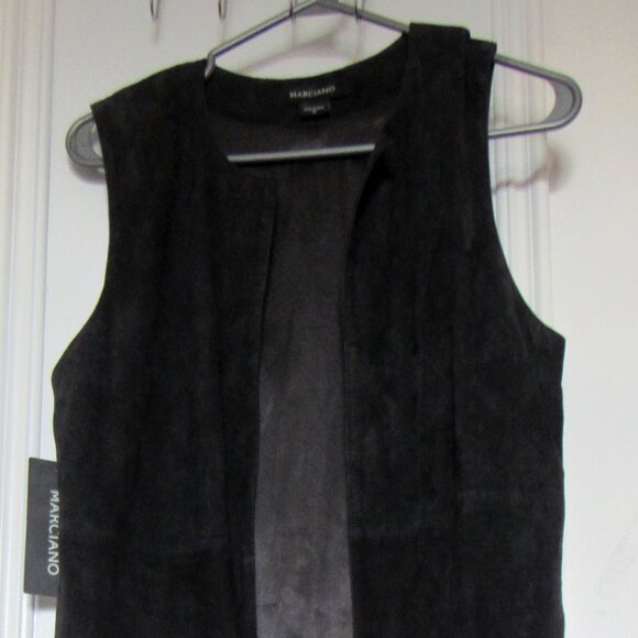 Marciano Black Fringe Vest - Picture 8 of 12